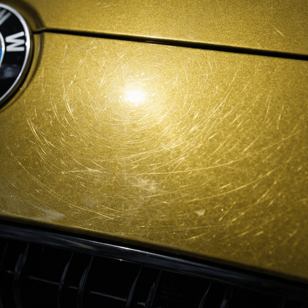 Paint correction before and after Before